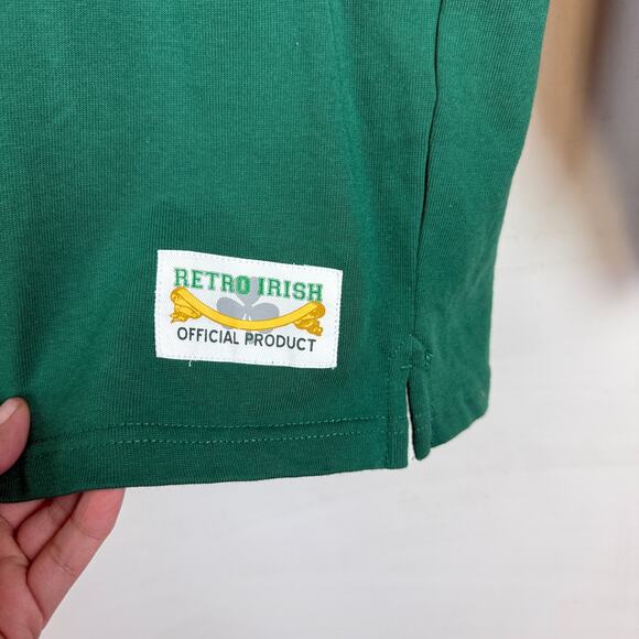 Retro Irish Heritage Collection #16 Green Polo Shirt Mens - L - Picture 3 of 11